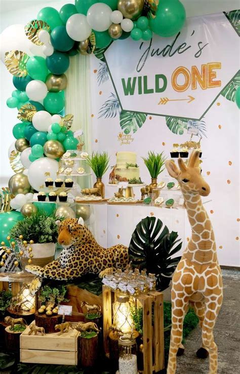 wild one safari birthday|wild one first birthday party.